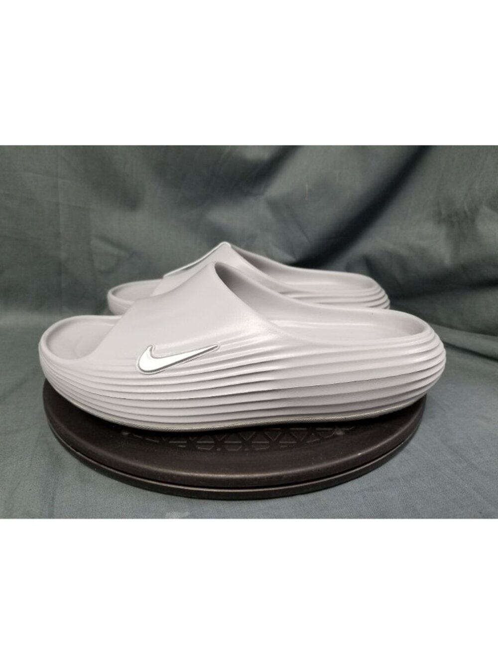 Nike ReactX Rejuven8 Slides HV4479 002 Wolf Grey Men's Size 7 NEW W/TAGS! - Picture 5 of 11